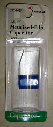 1uF Radio Shack Metalized Film  Capacitor for  HDR